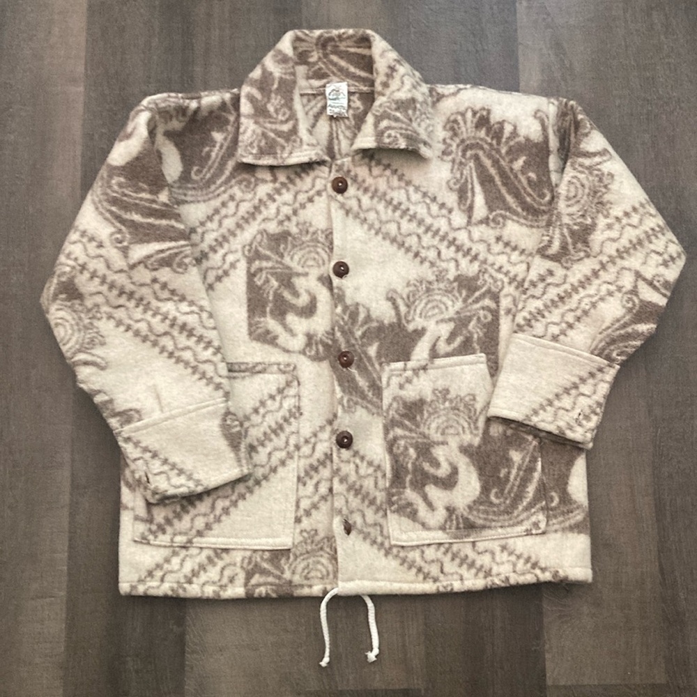 Incan Kokopelli Wool Coat